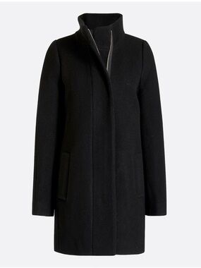 J. Crew Black “City” pea coat